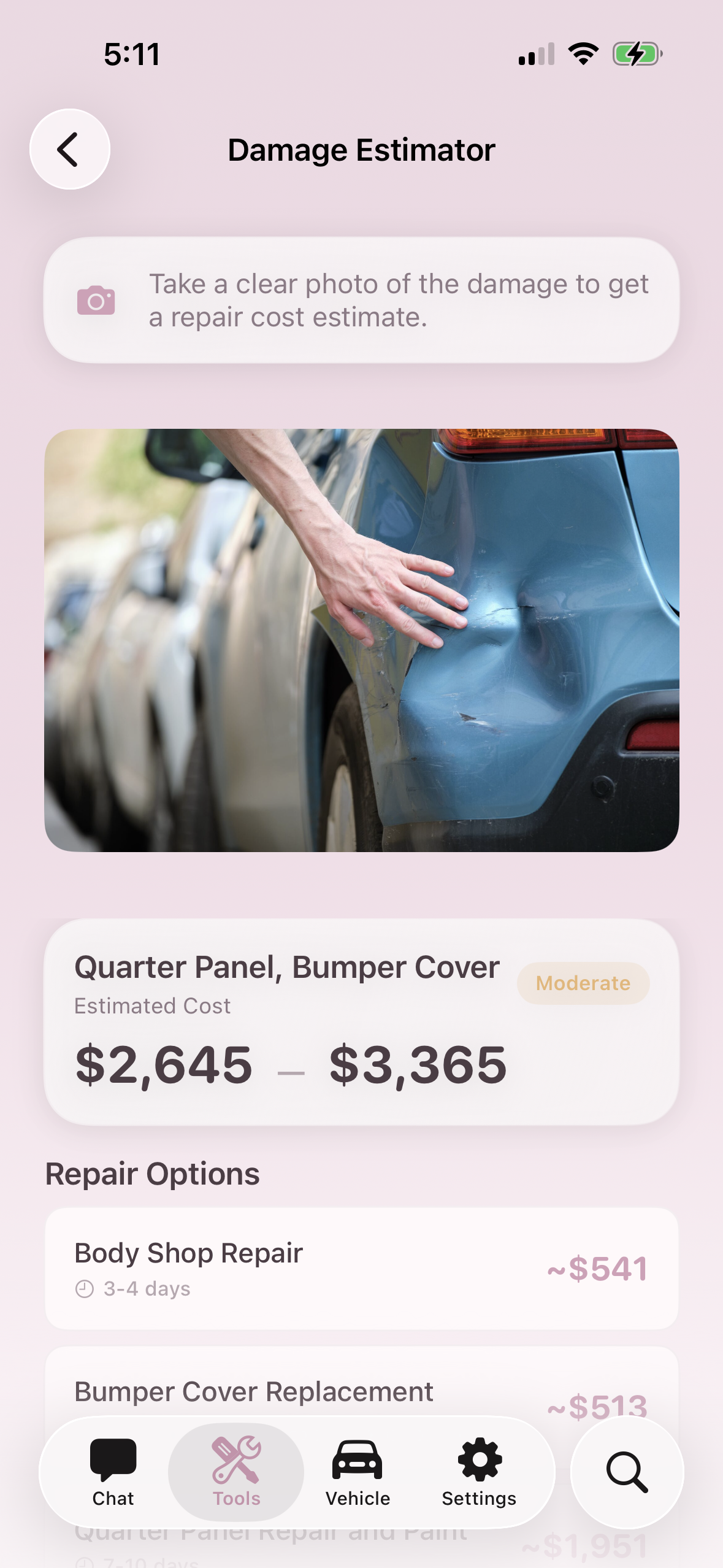 Estimate Repairs Instantly